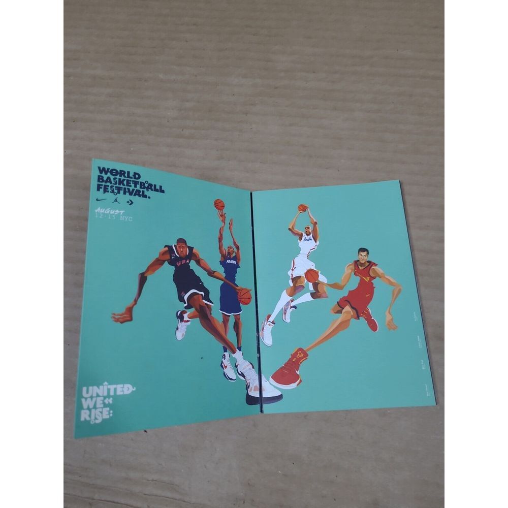 vtg 2010 Nike World Basketball Festival Nyc Small event book magazine Artwork - Picture 3 of 6